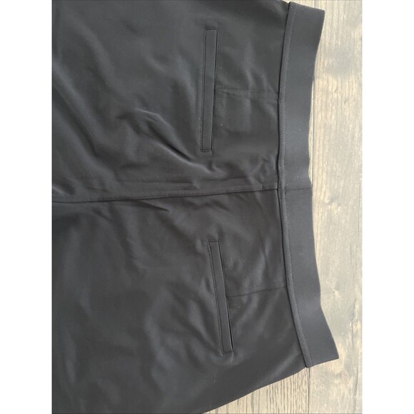 Halara Wide Leg Pants Flex High Waisted Side Pocket Waffle Work Black XL - Picture 5 of 6